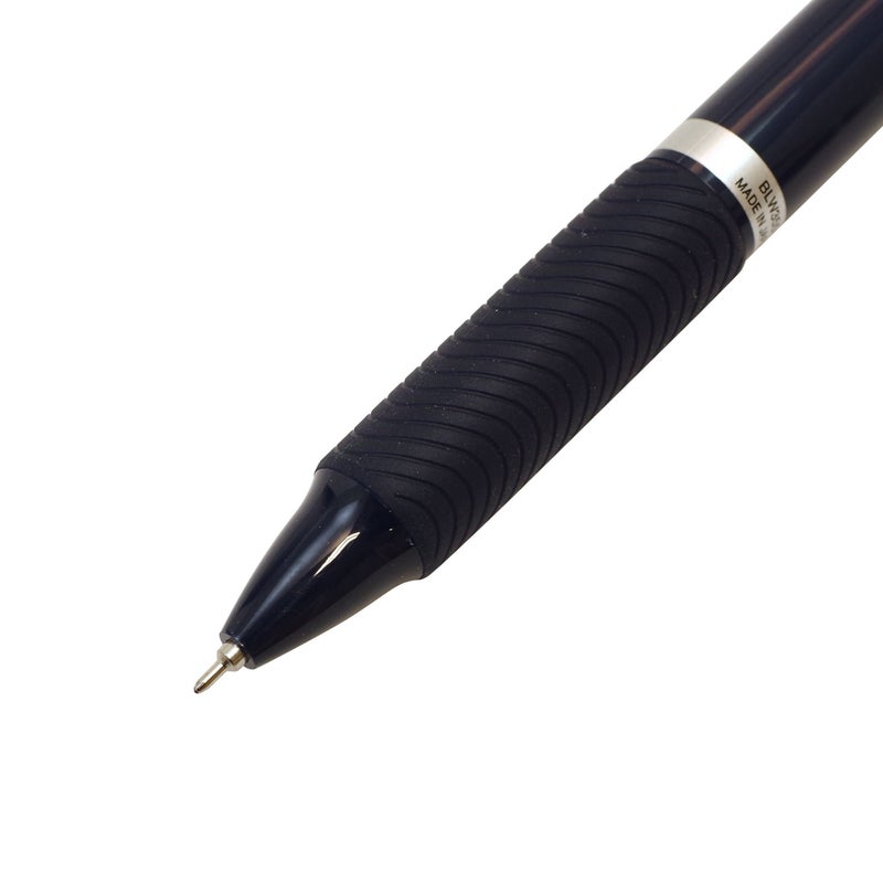 بنتل Pentel Multi-Pen Energel، حبر قلم حبر جاف بإبرة + قلم رصاص ميكانيكي 0.5 مم، أسود/أحمر (XBLW355W) - Image 3